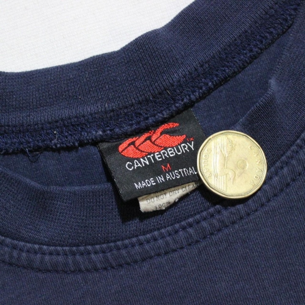 Mens Vintage 90s Skater Australian Wallabies Navy Baggy Oversized Fit T-shirt - Picture 3 of 7